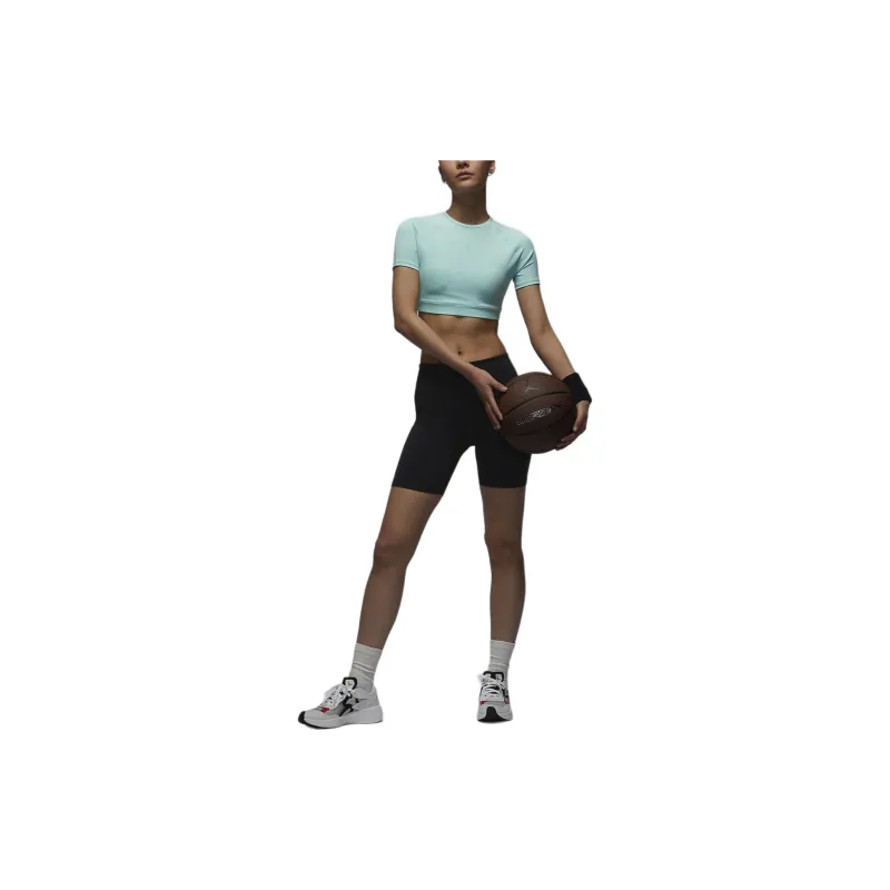 Jordan Sport Workout Clothing Women's Light Dew Green/Sapphire Green-2