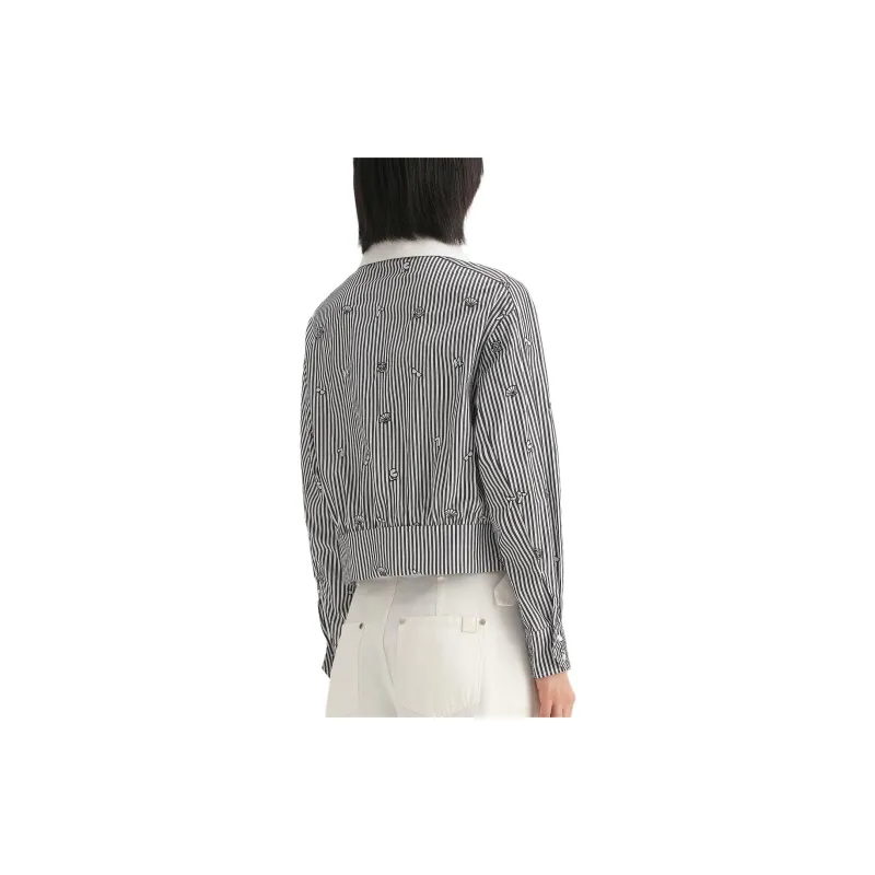 KARL LAGERFELD Shirt Women's Black White-2