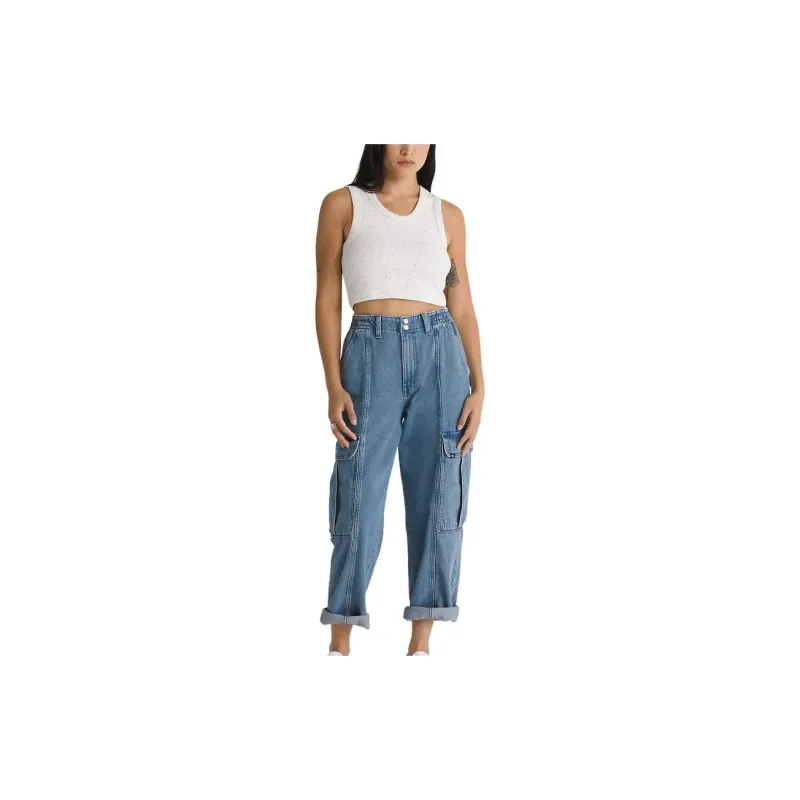 Vans Tank Tops Women's White-2