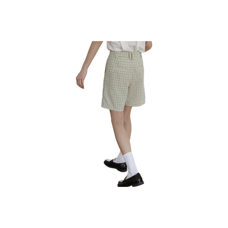 Omont Green And White Plaid Women's-2