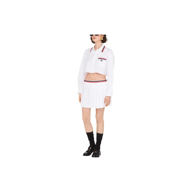 MIU MIU SS22 Shirt Women's White-1