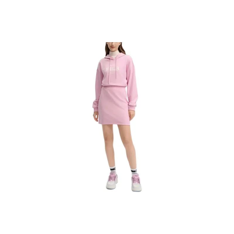 FILA Long Sleeved Dresses Women's Dark Cherry Blossom Pink-2