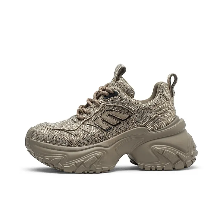 Coup De Foudre Cushioning Height Increasing Low Top Chunky Sneakers Women's-5