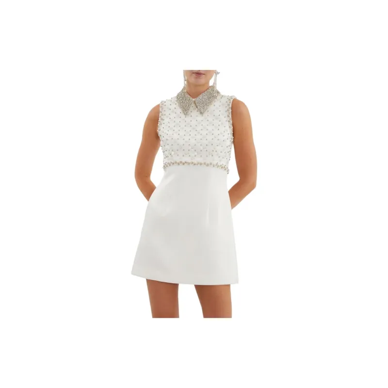 Rebecca Vallance Delaney Embellished Minidress-1