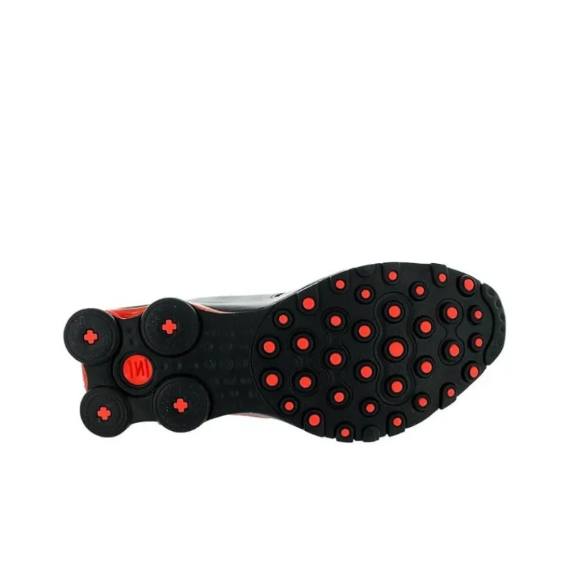 Nike Shox Nz Black Bright Crimson-4