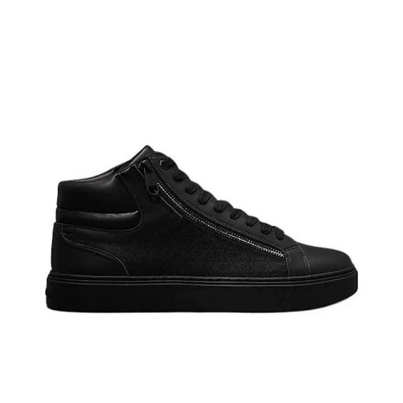 CALVIN KLEIN High Top Skateboard Shoes 3.3cm Men's Black-1