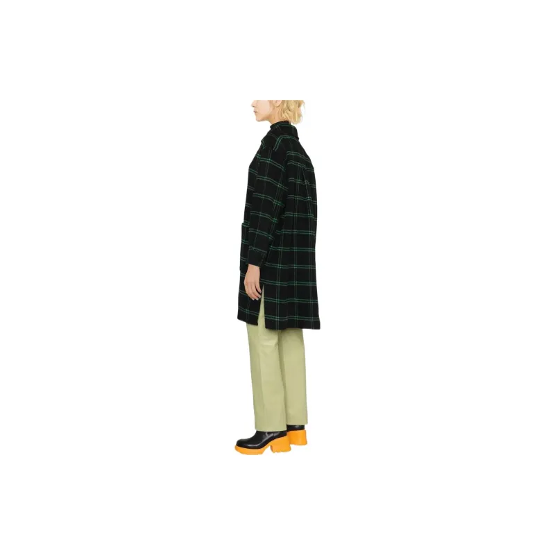 MSGM Coats Women's Green-3