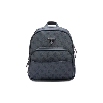 GUESS Synthetic Leather Backpack Regular Women's Gray