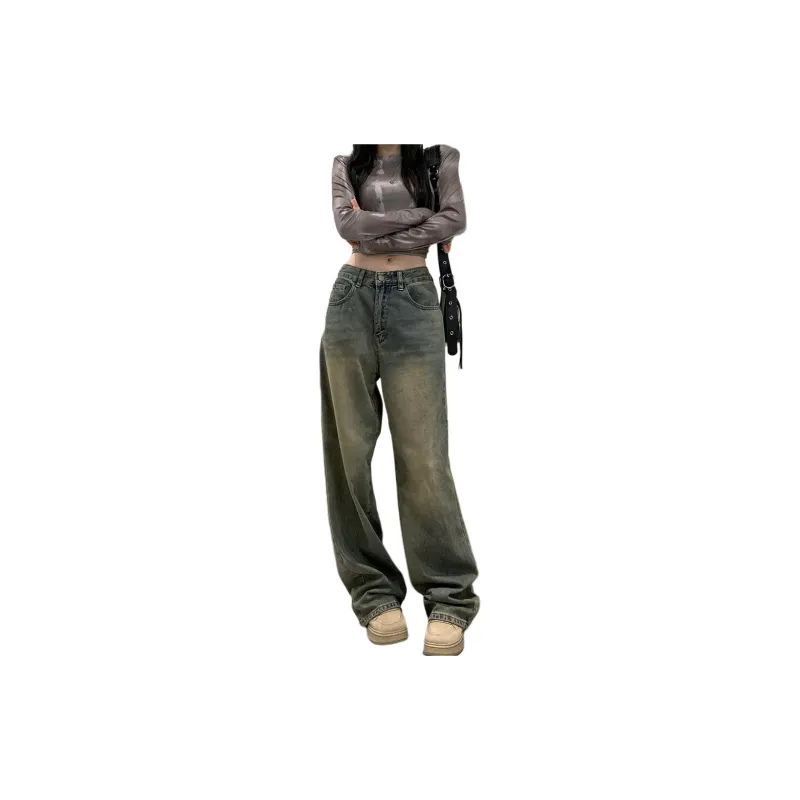 Kazakhstan Jeans Women's Vintage Blue-3