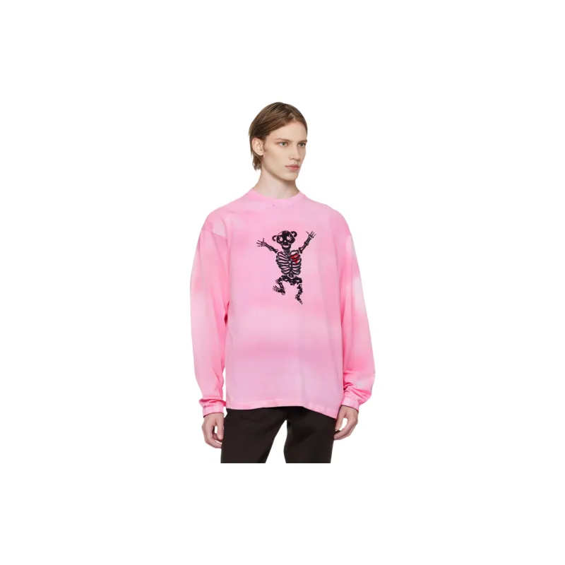 WE11DONE Sweatshirts Men Pink-2