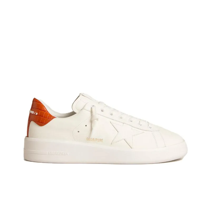 Golden Goose Purestar Low Top Skateboard Shoes Men's White-1