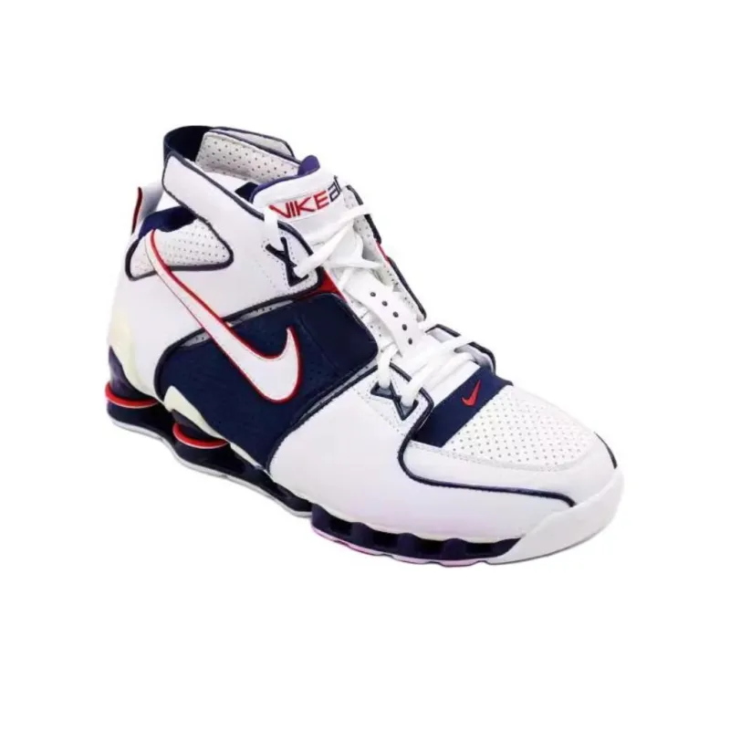 Nike Shox Bomber White Navy Red-2