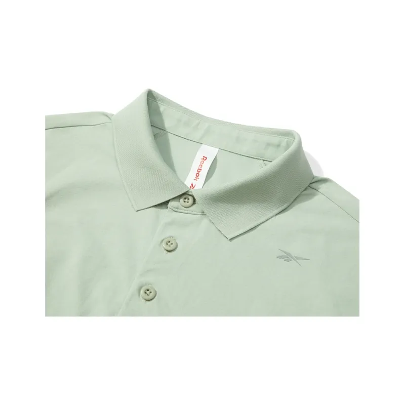 Reebok Polo Shirts Men Light Green-4