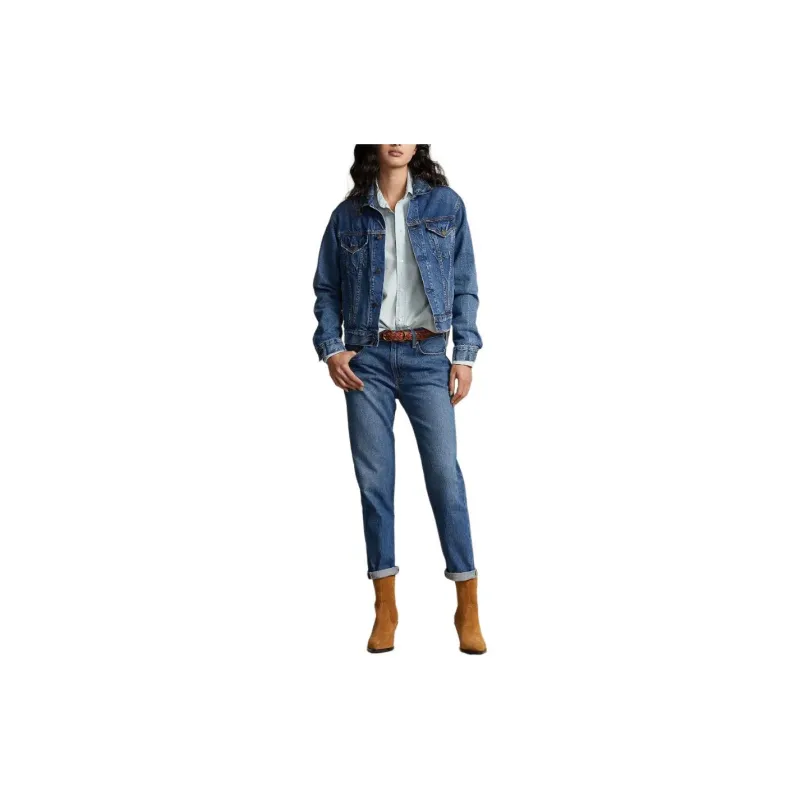 Polo Ralph Lauren Logo Patch Cropped Jacket-2