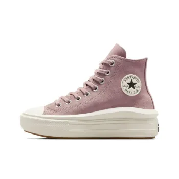 Converse All Star Move Anti Slip Wear Resistant High Top Skateboard Shoes Women's Gray Pink