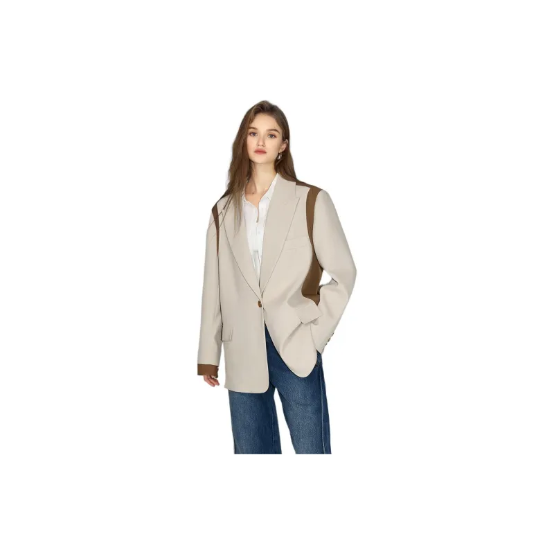Bethine Business Suit Women's Greige-1