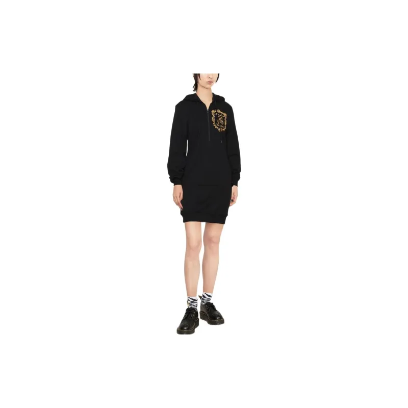 MOSCHINO Long Sleeved Dresses Women's Black-1