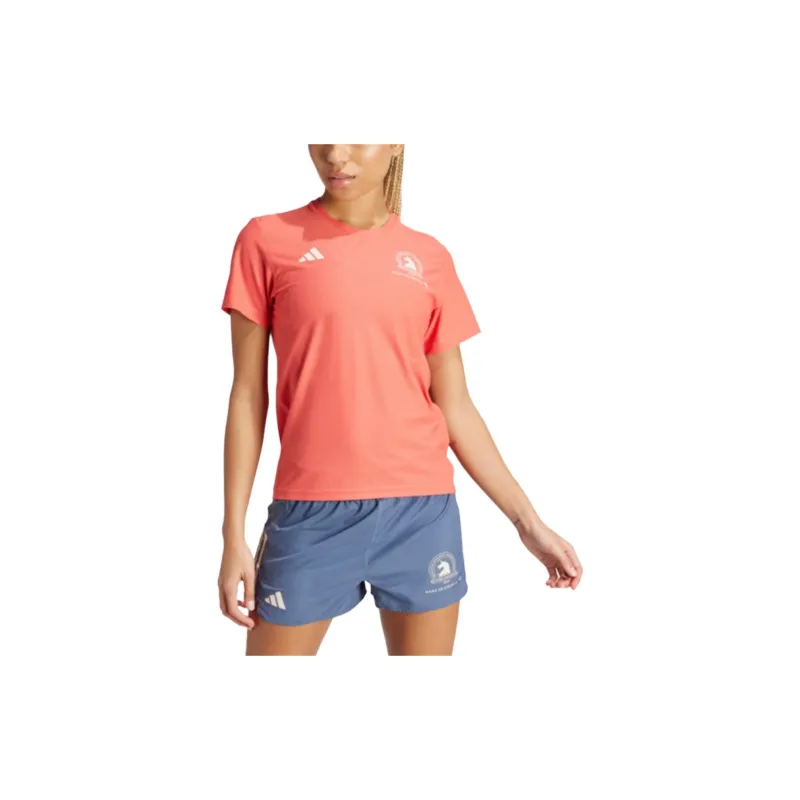 Adidas Free Shipping With AdiClub Boston Marathon 2024 Own The Run Tee-1
