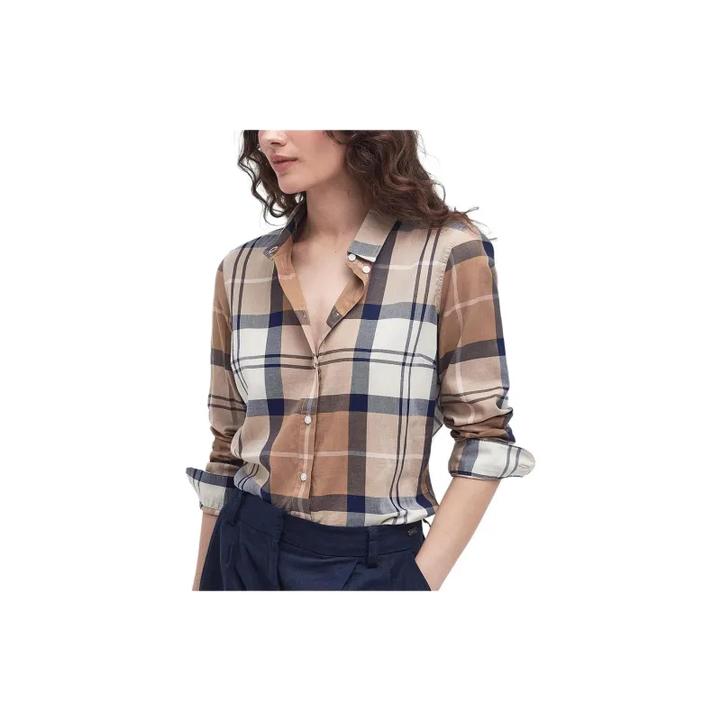 BARBOUR Check Patterned Sleeved Shirt-3