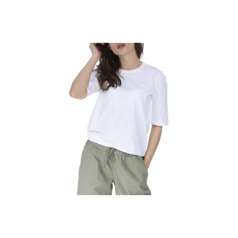 LACOSTE Regular T Shirt Women's White-1