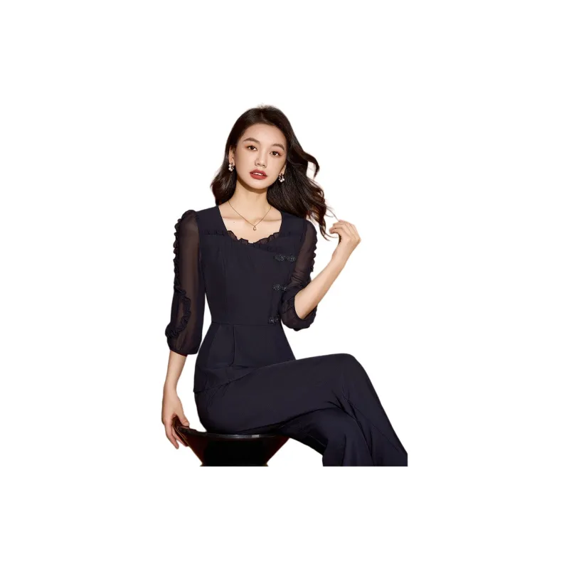 Mylan Casual Suit Women's Dark Blue-4