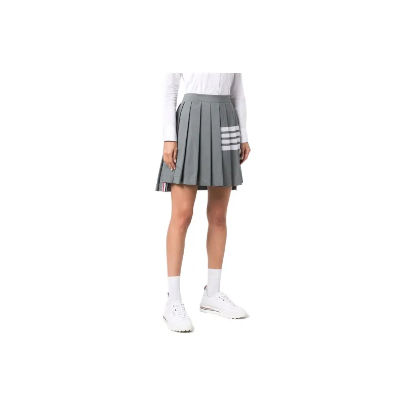 THOM BROWNE Casual Short Skirts Women's Gray-3