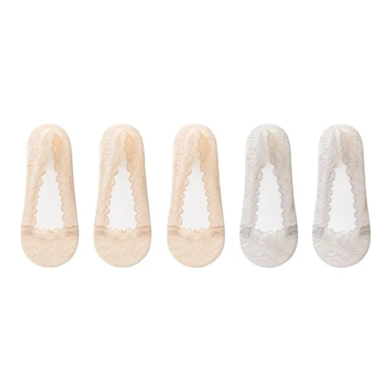 ROBINHOOD No Show Socks Women's 5 Pack-6
