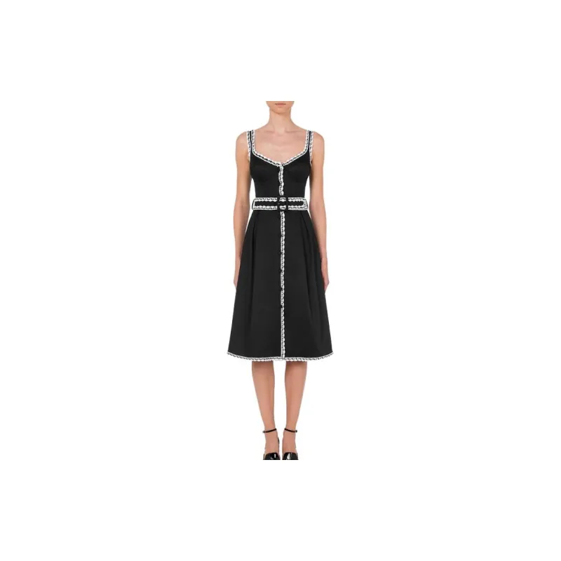 MOSCHINO Slip Dresses Women's Black-1