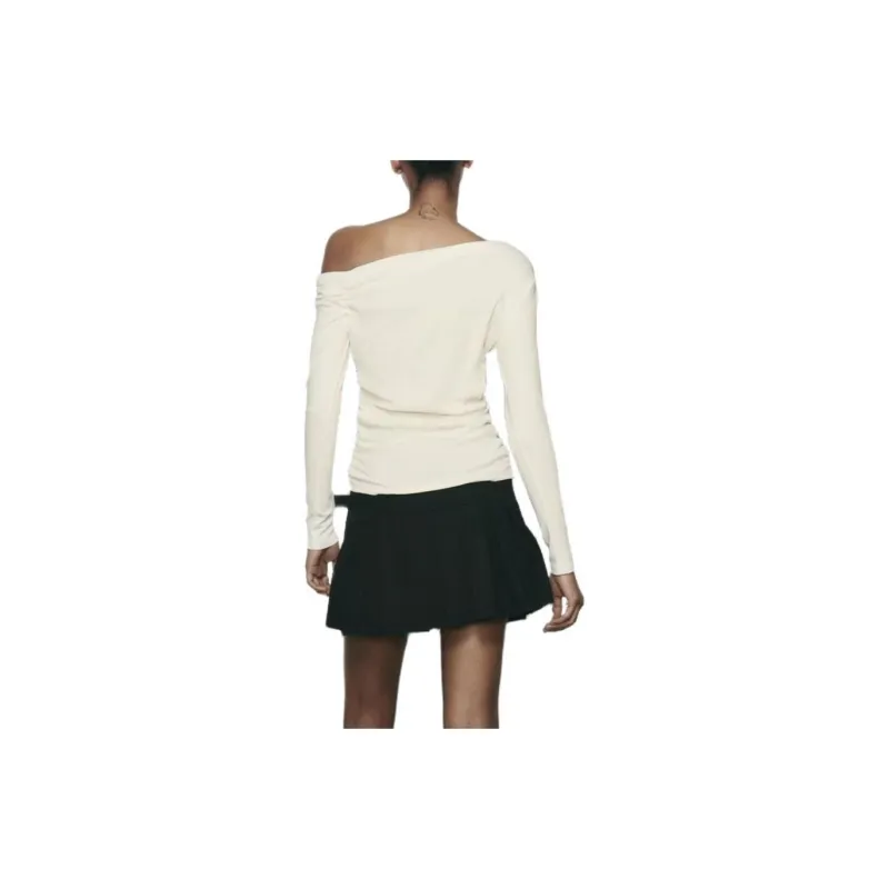 ZARA T-Shirts Women's White-3