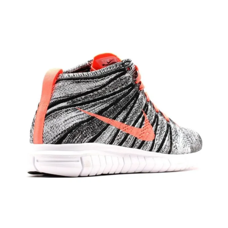 Nike Free Flyknit Chukka Black Mango Women's-2