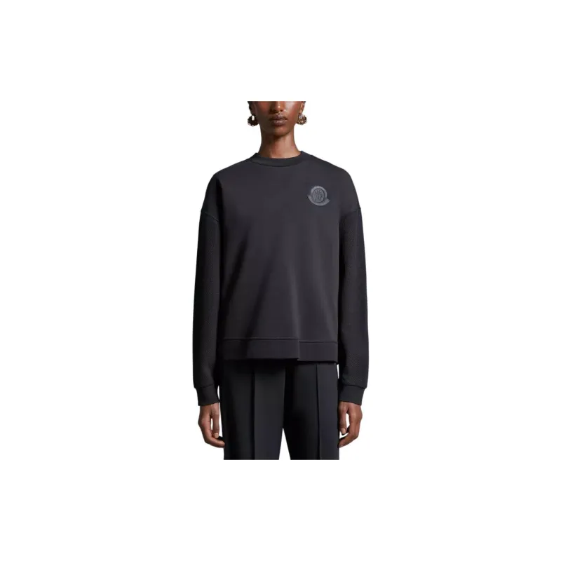 Moncler Logo Motif Sweatshirt Sweatshirt Women's Dark Gray-1