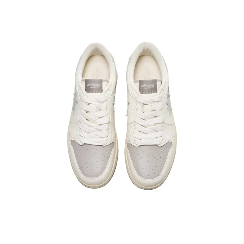 Starwalk Soldier Durable Lightweight And Breathable Low-Top Skateboard Shoes Unisex White-3