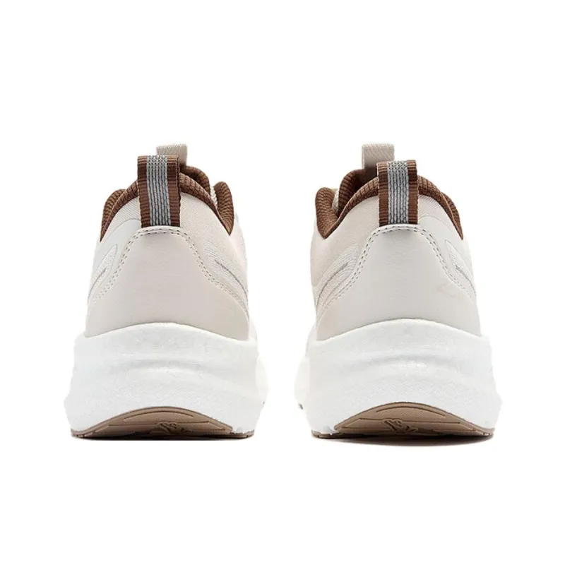 QIAODAN Rapid LITE Anti Slip Wear Resistant Low Top Casual Running Shoes Men's White Umber-3