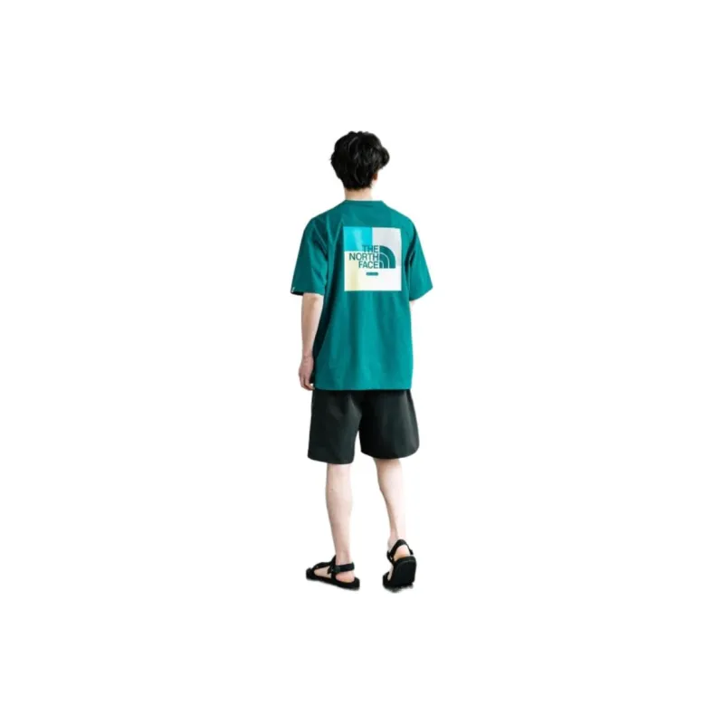 THE NORTH FACE COLOR PEAK EX S/SR/TEE T Shirt Men's Dark Green-5