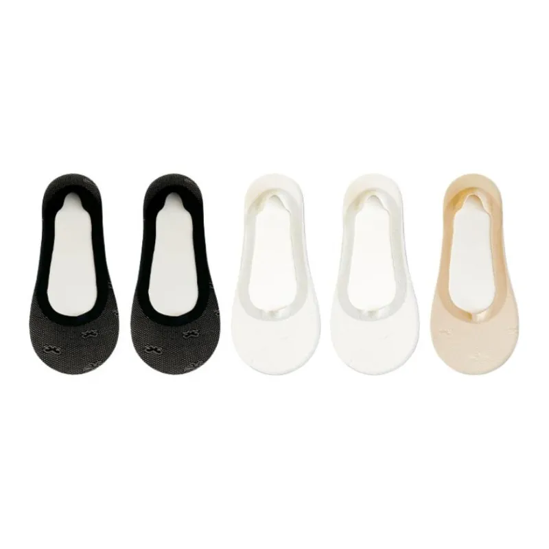 ROBINHOOD No Show Socks Women's 5 Pack-4