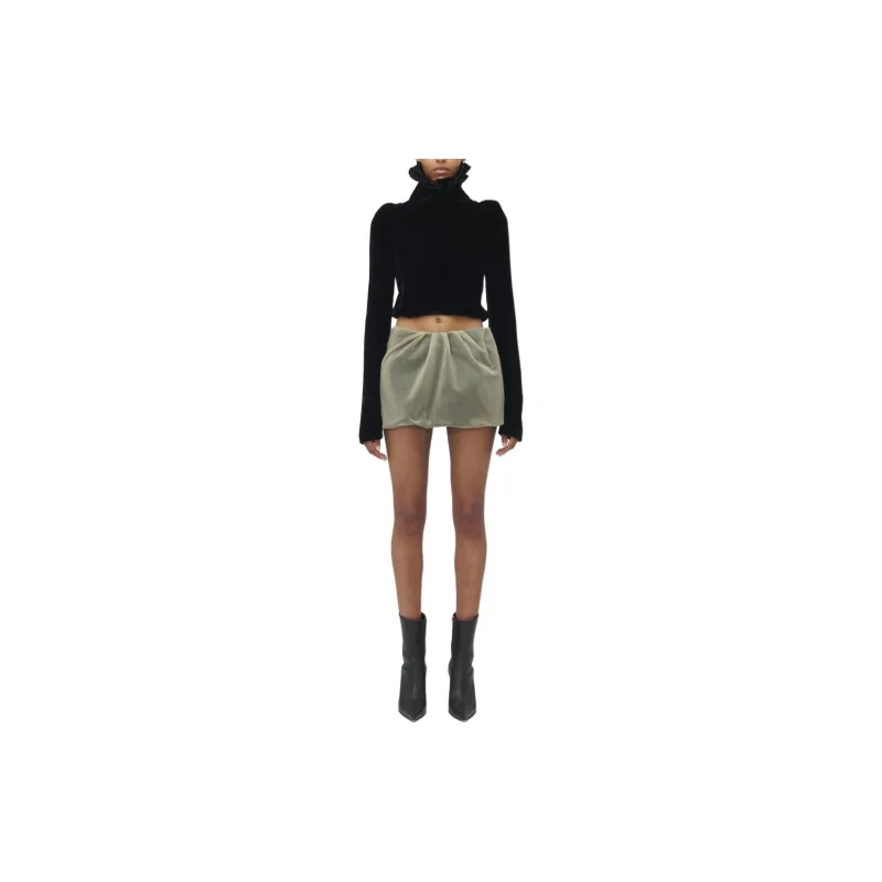 Alexander McQueen Double Mesh Mini Skirt-1
