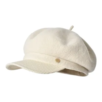 KENMONT Sheep Wool Berets Women's