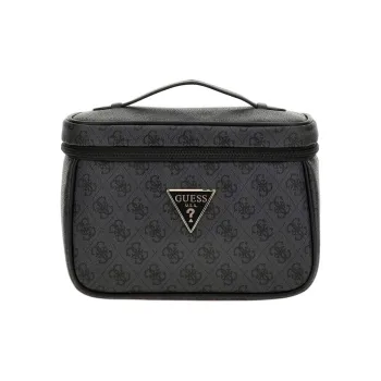 GUESS Polyurethane Makeup Bag Women's Black