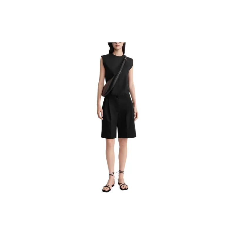 TOTEME Knee length Twill Shorts-1