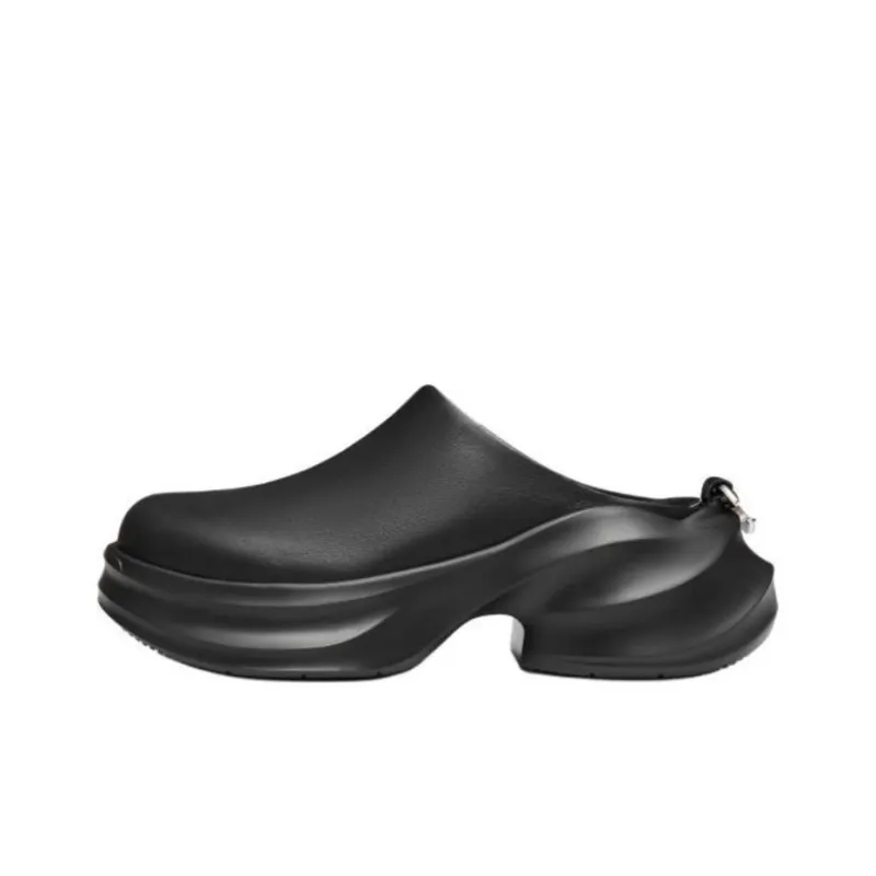 HELIOT EMIL x Staccato Abrasion Resistant Closed Toe Slippers Women's Black-0