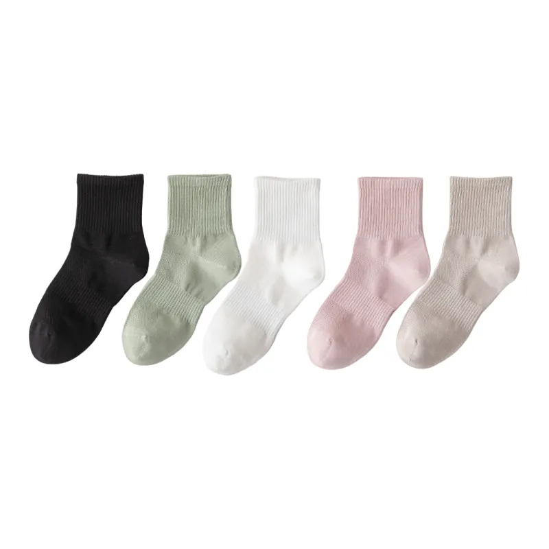Yalu Mid Calf Socks Women's 5 Pack-13