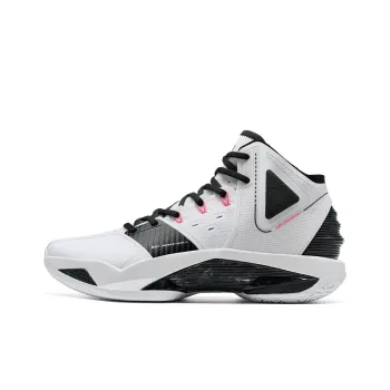 XTEP Raid 2 Generations Wear Resistant Slip Resistant Low Top Basketball Shoes Men's Classic White/Black