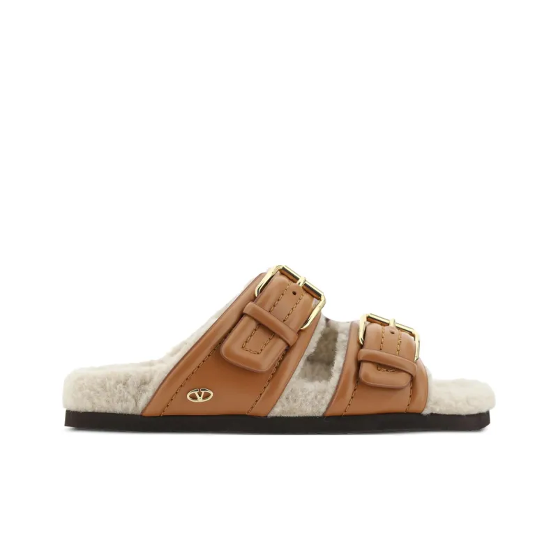 Valentino Fussfriend Buckle Detailed Slip On Sandals Women's-1