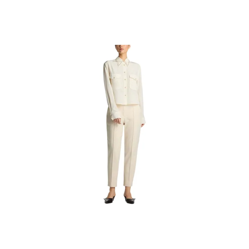 St. John SS24 Shirt Women's Light Beige-1