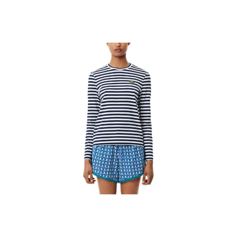 LACOSTE T Shirt Women's Navy Blue-2