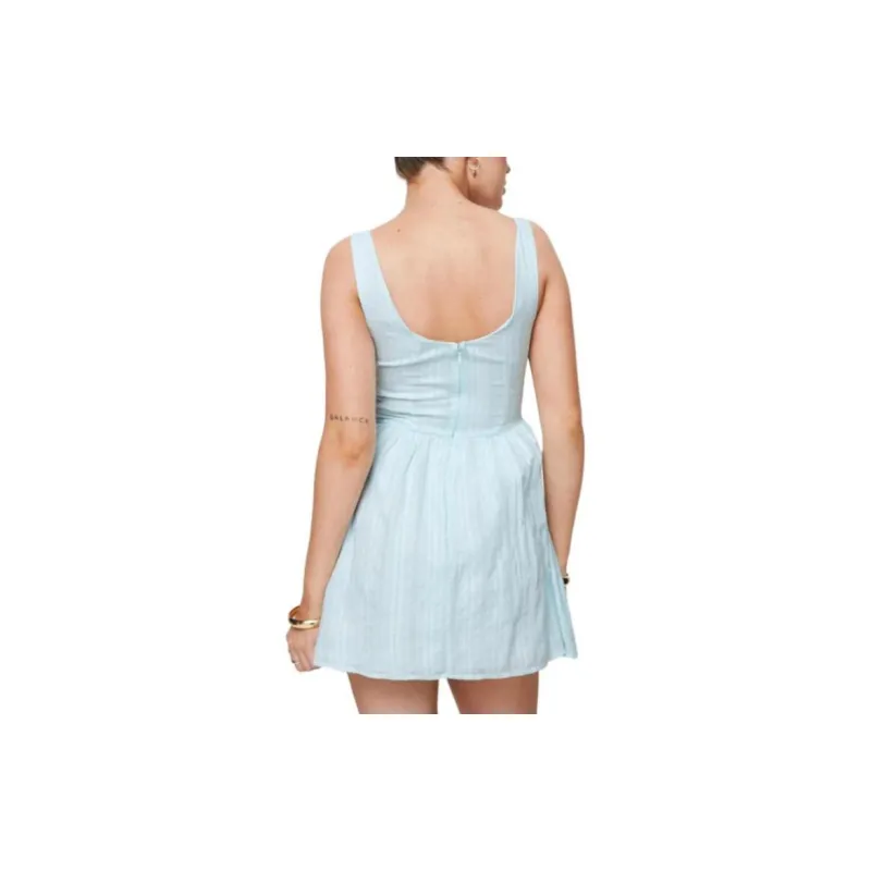 PRINCESS POLLY LORINDA MINI DRESS BLUE Sleeveless Dress Women's BLUE/Blue-1