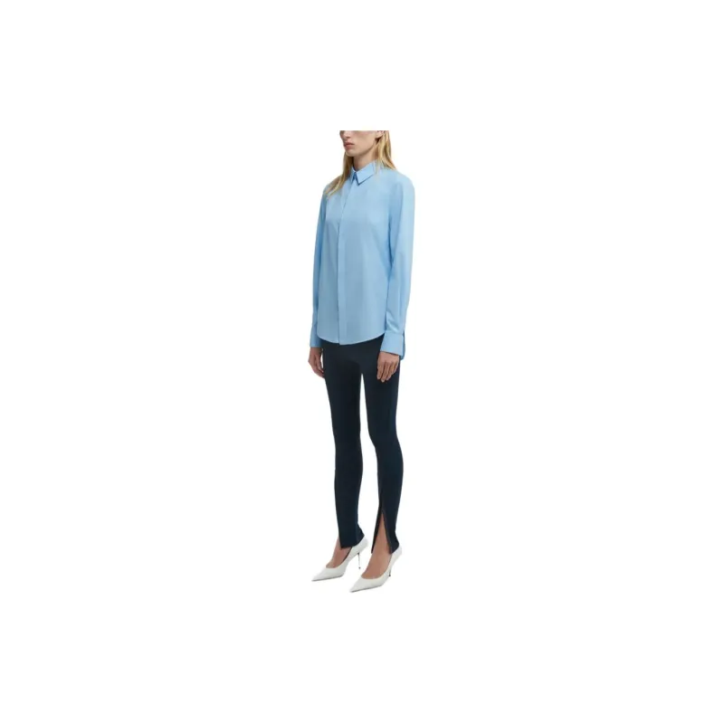 WARDROBE.NYC Concealed Fastening Cotton Shirt-1