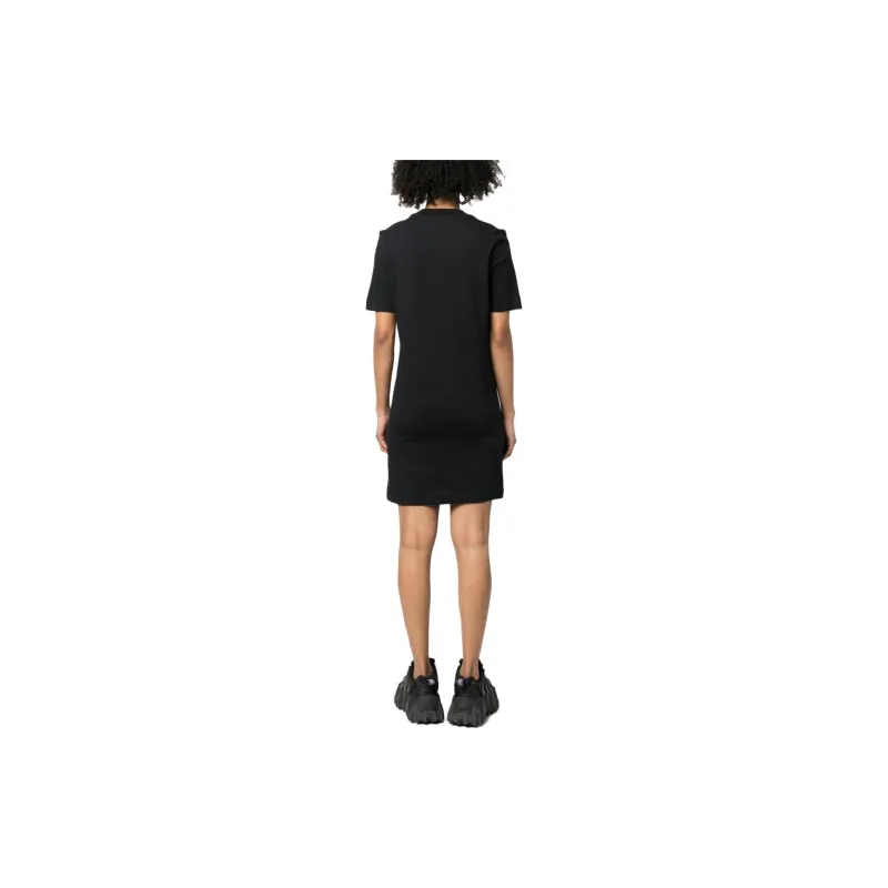 LOVE MOSCHINO Short Sleeved Dresses Women's Black-2