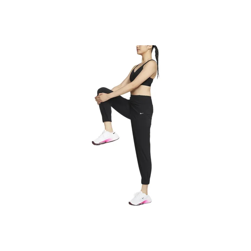 Nike Dri FIT Knitted Sports Pants Women's Black-2