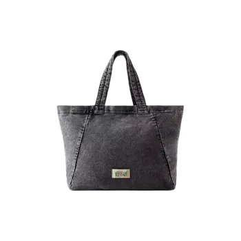ZARA Cotton Tote Bag Shopping Bag Handbag Kids' Black
